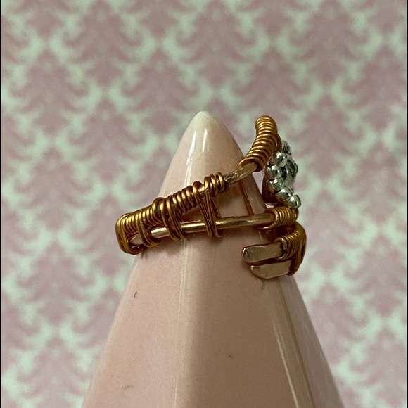 Handmade Wire weaved ring - Picture 6 of 8